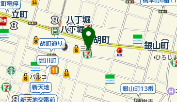 セブンイレブン 広島胡町店の地図画像