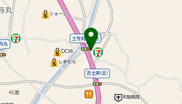 セブンイレブン 東広島土与丸橋店の地図画像