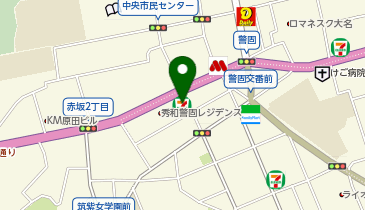 セブンイレブン 福岡警固2丁目店の地図画像