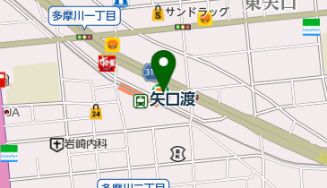 セブンイレブン 矢口渡駅前店の地図画像