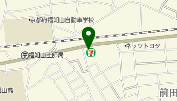 セブンイレブン 福知山前田店の地図画像