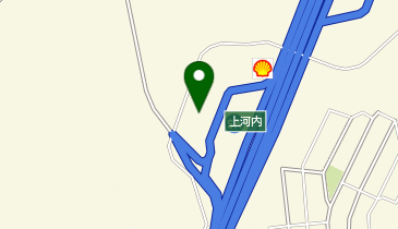 セブン銀行 東北自動車道 上河内サービスエリア 下り 共同出張所の地図画像