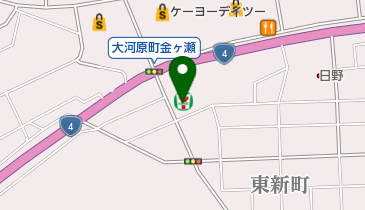 セブンイレブン 大河原東新町店の地図画像