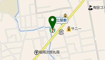 セブンイレブン 福岡次郎丸2丁目店の地図画像