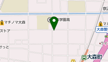 セブンイレブン 大田区大森西3丁目店の地図画像