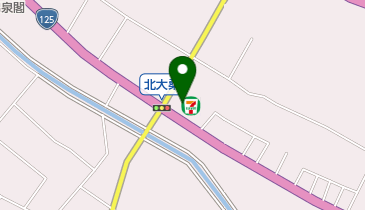 セブンイレブン 大利根北大桑店の地図画像