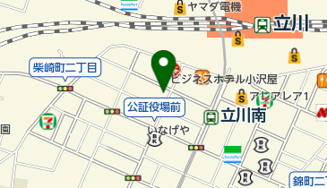 セブンイレブン 立川柴崎町2丁目店の地図画像