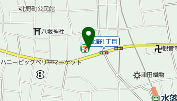 セブンイレブン 鯖江北野町1丁目店の地図画像