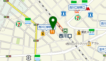 セブンイレブン 西川口駅西口店の地図画像