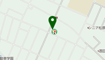 セブンイレブン 酒田亀ヶ崎5丁目店の地図画像