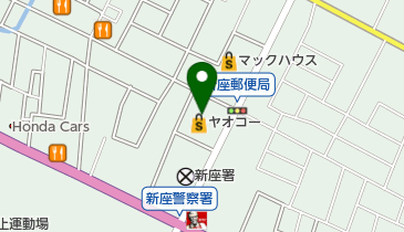 セブン銀行 ヤオコー 新座店 共同出張所の地図画像