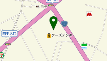 セブン銀行 ケーズデンキ 水戸本店 共同出張所の地図画像