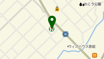 セブンイレブン 恵庭駒場町店の地図画像