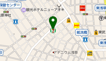 セブンイレブン 浅草店の地図画像