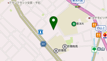 セブンイレブン 東洋大学白山キャンパス店の地図画像