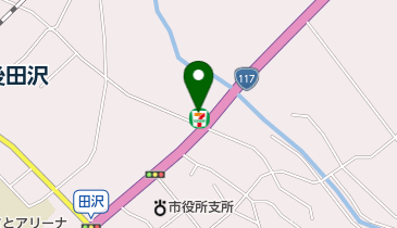 セブンイレブン 越後中里村田沢店の地図画像