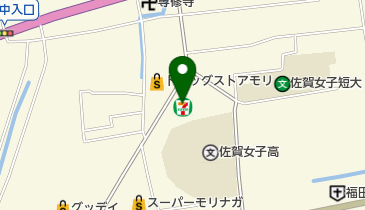 セブンイレブン 佐賀本庄町店の地図画像