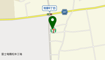 セブンイレブン 松本筑摩4丁目店の地図画像