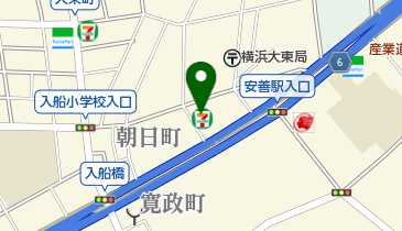 セブンイレブン 横浜朝日町1丁目店の地図画像