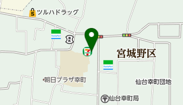 セブンイレブン 仙台幸町2丁目店の地図画像