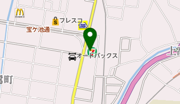 セブンイレブン 京都白川通上高野店の地図画像