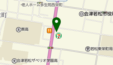 セブンイレブン 会津東栄町店の地図画像