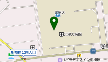 セブンイレブン DJ北里大学病院店の地図画像