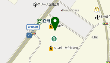 セブン銀行 ららぽーと 立川立飛 共同出張所の地図画像