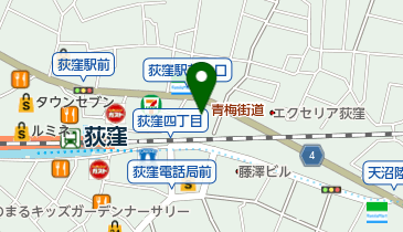セブンイレブン Daiwa荻窪タワー店の地図画像