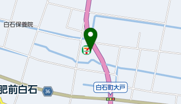 セブンイレブン 佐賀白石店の地図画像