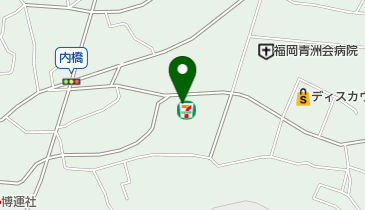 セブンイレブン 粕屋内橋店の地図画像