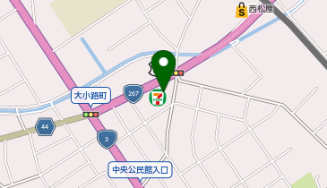 セブンイレブン 薩摩川内大小路町店の地図画像