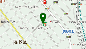 セブンイレブン 博多美野島1丁目店の地図画像