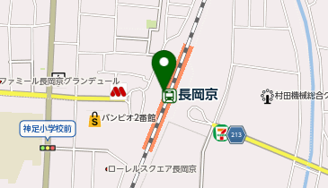 セブンイレブン ハートインJR長岡京駅改札口店の地図画像