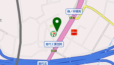 セブンイレブン 屋代団地店の地図画像