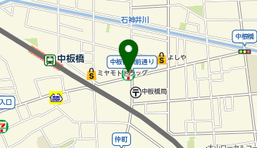 セブンイレブン 中板橋駅前通り店の地図画像