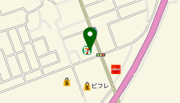 セブンイレブン にかほ平沢店の地図画像