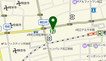 セブンイレブン 松江朝日町店の地図画像
