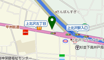 セブンイレブン 世田谷上北沢店の地図画像