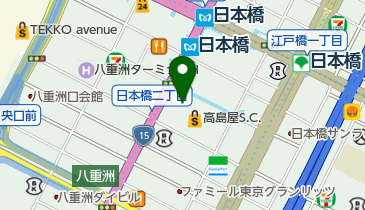 セブン銀行 高島屋 日本橋店 共同出張所の地図画像