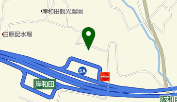 セブン銀行 阪和自動車道 岸和田サービスエリア 上り 共同出張所の地図画像