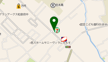セブンイレブン 和泉伯太町店の地図画像