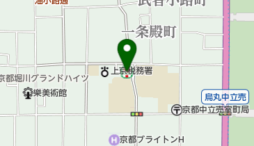 セブンイレブン 京都新町一条店の地図画像