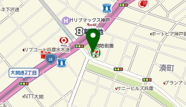 セブンイレブン 神戸湊町4丁目店の地図画像