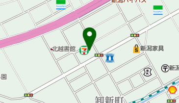 セブンイレブン 新潟卸新町1丁目店の地図画像