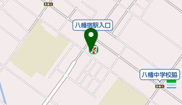 セブンイレブン 八幡宿駅東口店の地図画像