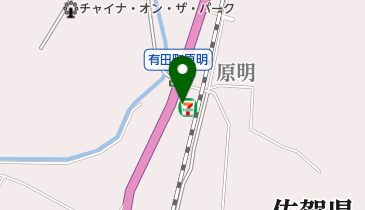 セブンイレブン 有田原明店の地図画像