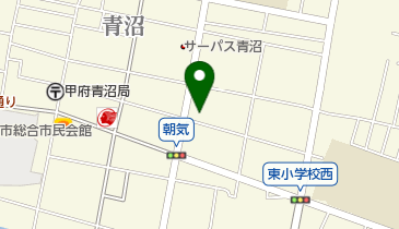 セブンイレブン 甲府朝気1丁目店の地図画像