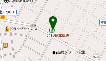 セブンイレブン 札幌本町1条店の地図画像