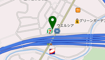 セブンイレブン 神戸八多町中店の地図画像